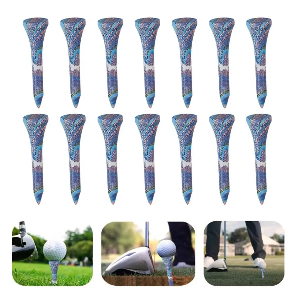 20/50Pcs 42/54/70/83mm Golf Tees Professional Maple Golf Tees Reduces Friction Side Spin Wooden Long Golf Tees Bulk 골프티