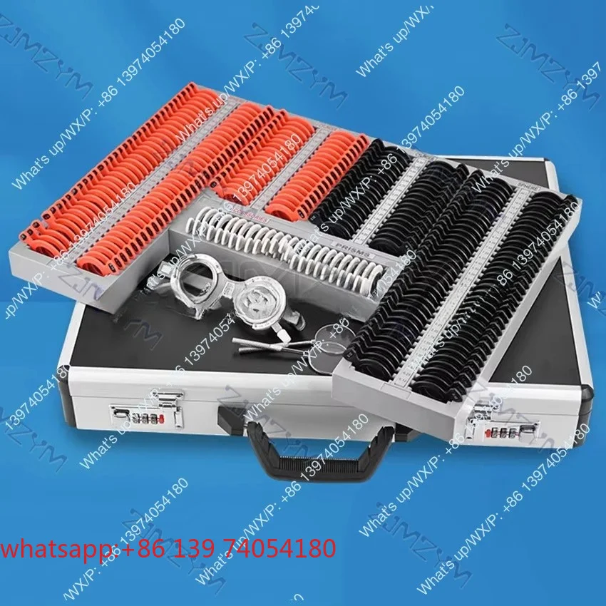 suitable for 232 pieces of A-level lenses, vision test, optometry test box, optical equipment, plastic edge prism audition set