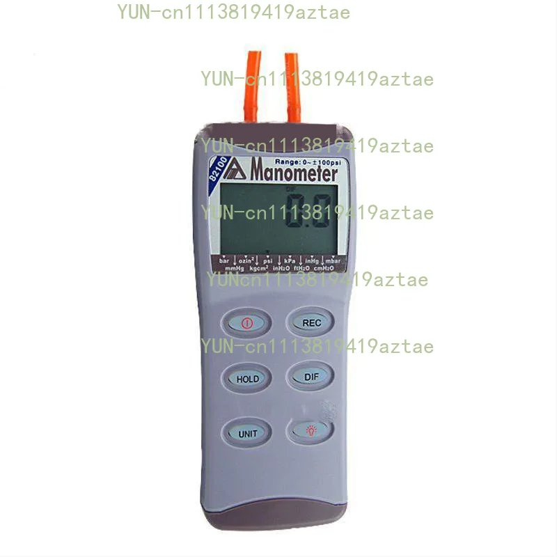 Digital Manometer Differential Air Pressure Meter Tester 0-100psi for HVAC Plumbing And Building Maintenance