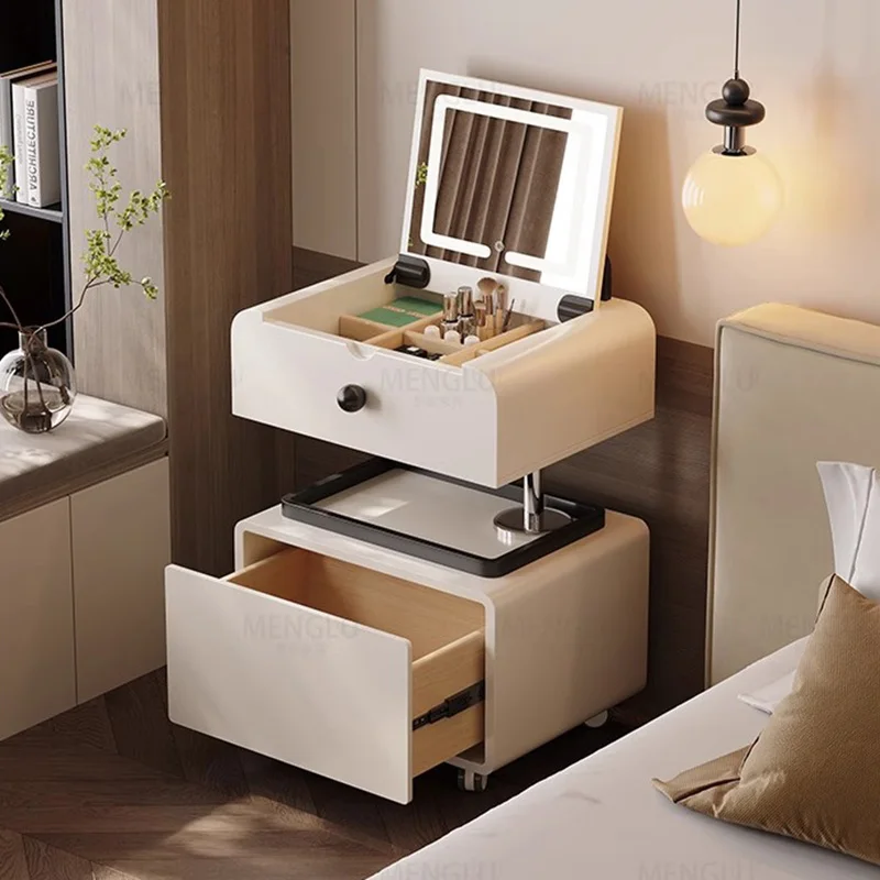 

Flip Storage Vanity Table Small Filing Cabinets Jewelry Corner Dressing Table Modern Bedside Penteadeira Postmodern Furniture