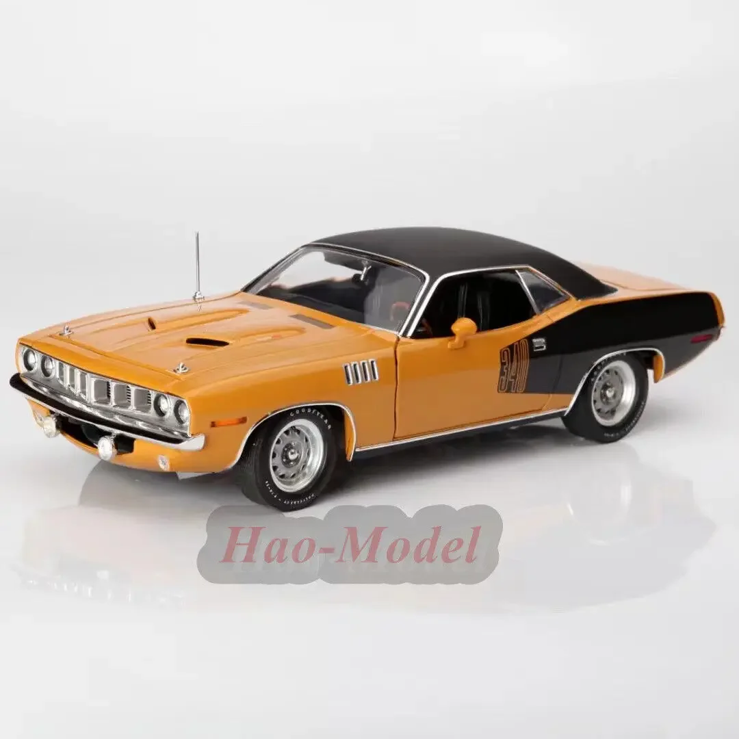 ACME 1/18 For Plymouth Cuda w/ Vinyl Top-YCID 1971 Alloy Diecast Car Model Simulation Birthday Gifts Hobby Display Ornaments