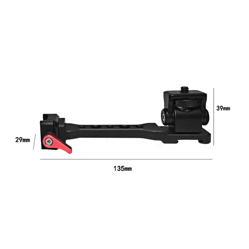 Camera Monitor Mount for DJI RS4 RS3-mini RS2 RS3 RS-3Pro RSC2 Gimbal Stabilizer Accessories With1/4 3/8 Threads Cold Shoe