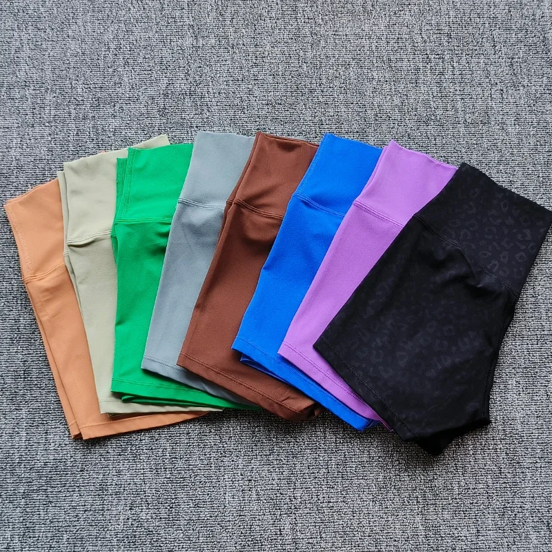 Women's Yoga Fitness Shorts Running Cycling Women's Leggings Quick Dry Breathable High-Waisted Yoga Shorts