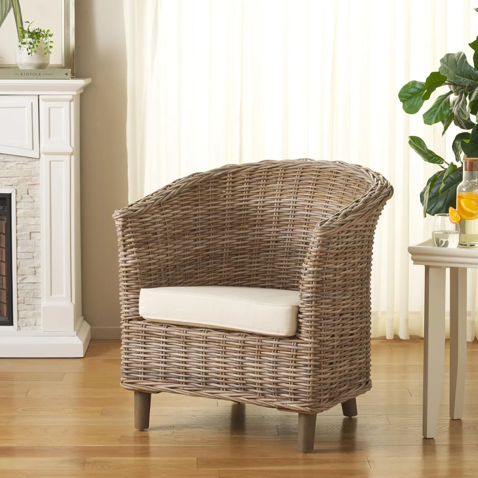 US Home Collection Omni Honey Barrel Chair