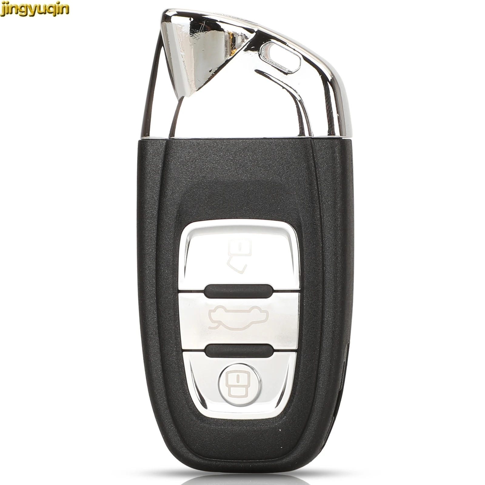 Jingyuqin Remote Car Key Fob Shell For Lamborghini Original 3 Buttons Keyless Entry Case with Word