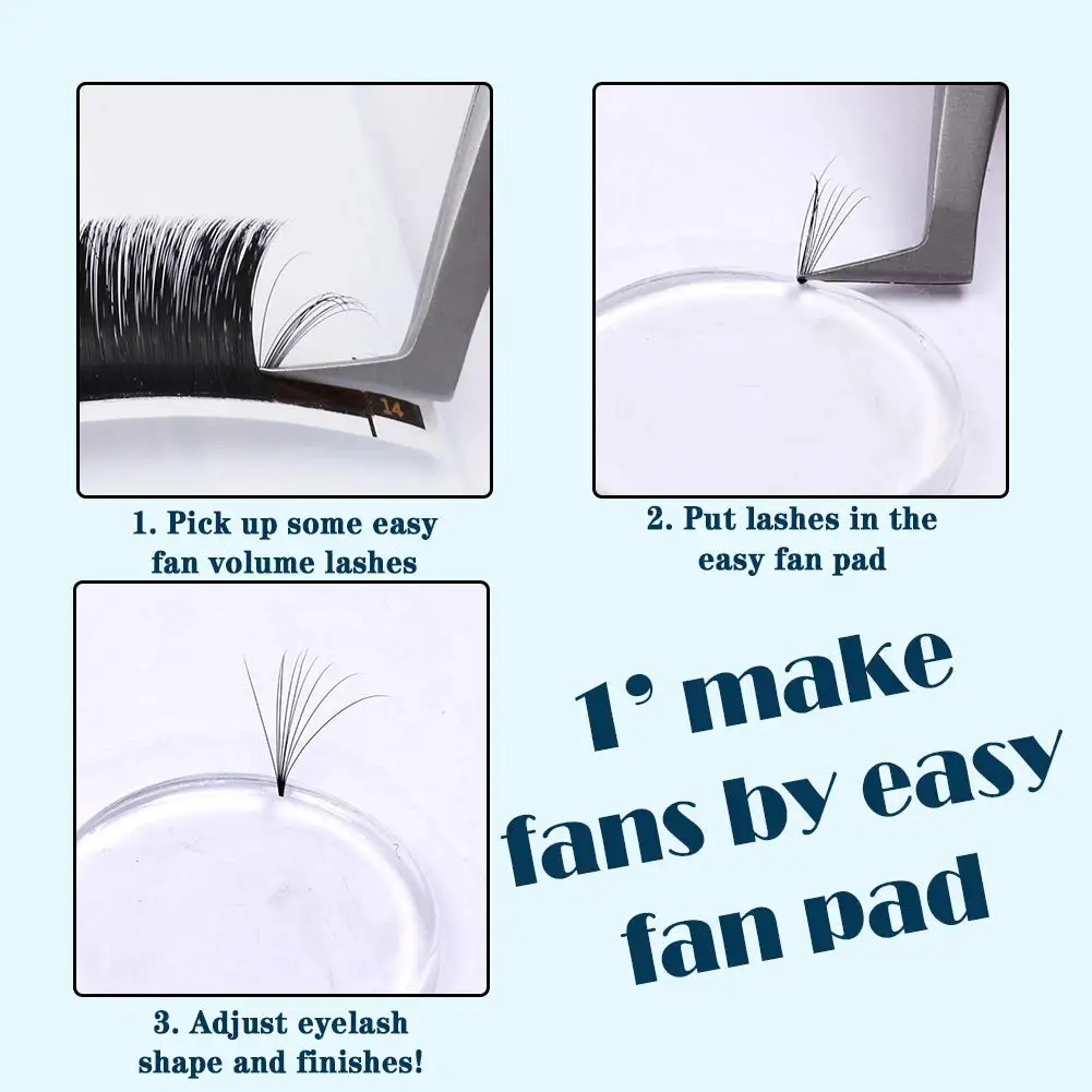 シリカゲルパッドまつげエクステンション用品洗える簡単ファンラッシュパッド初心者メイクファンツール接着剤まつげスタンド