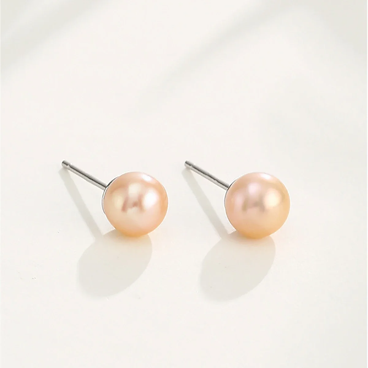 2 pair/lot 925 Sterling Silver Blank Pearl Cup Pad with Peg 3 4 5 6 8mm Earring Post for DIY Earring Jewelry Making Craft