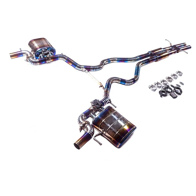 GFC Catback Valvetronic Exhaust Pipe for 2013-2018 Range Rover 3.0L 5.0L Exhaust System Electric Valve Muffler Made of Titanium