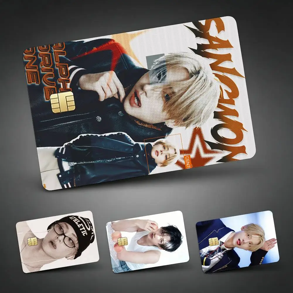 L-Lee S-Sang W-Won Boys II Planet Decorative Waterproof Film Skin Cover Credit Card Stickers Debit Front Bank Bus Pass