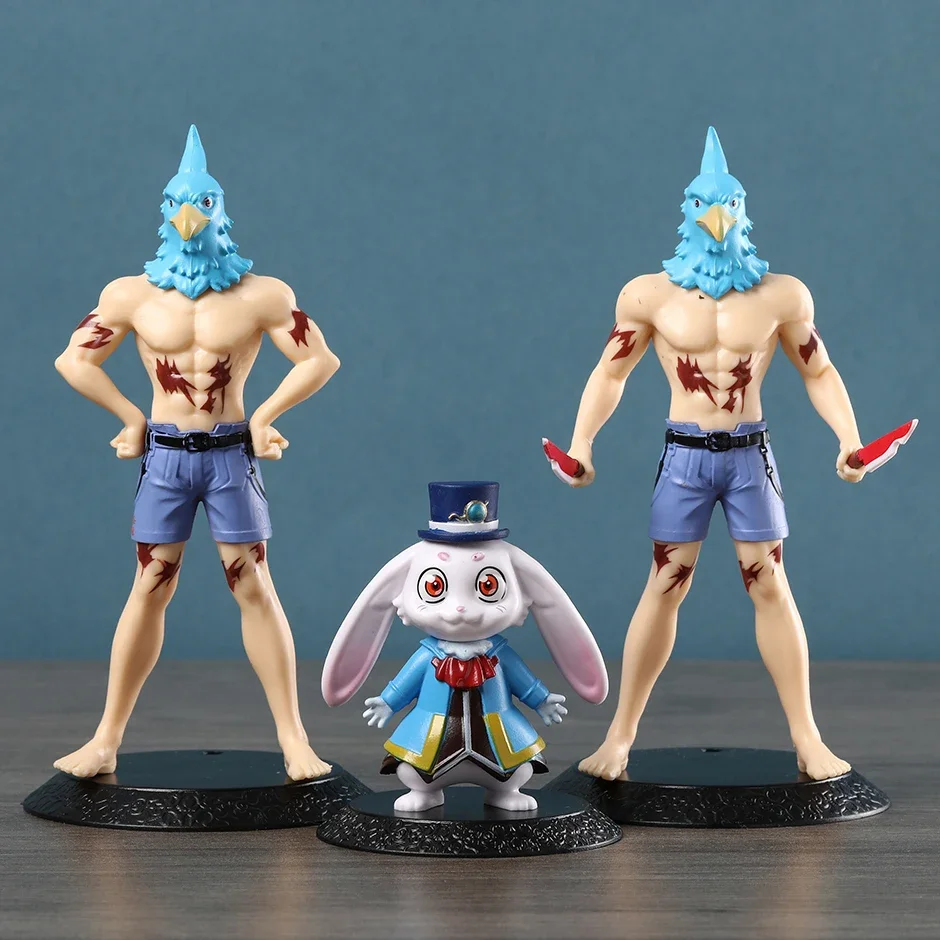 Shangri-La Frontier Sunraku Emul Anime Collection Figure PVC Doll Gift Toys 3pcs/set