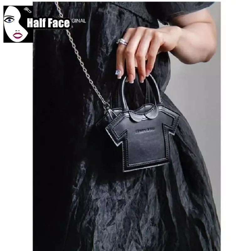Y2K Spicy Girls Harajuku Womens Gothic Handbags Punk Advanced One Shoulder Lolita Versatile Suit Chain Crossbody Mini Bags tote
