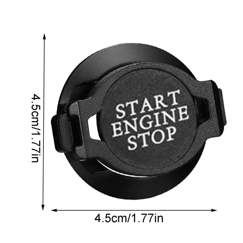 Osłona przycisku uruchamiania samochodu Odporna na zarysowania uniwersalna osłona przycisku uruchamiania silnika Modna dekoracyjna osłona ochronna