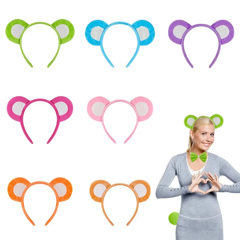 Новая модель, повязка на голову с милым мультяшным медведем, галстук-бабочка, хвост, юбка-пачка, костюм для косплея, комплект для мальчиков и девочек, Хэллоуин, карнавал, вечеринка, нарядный доктор