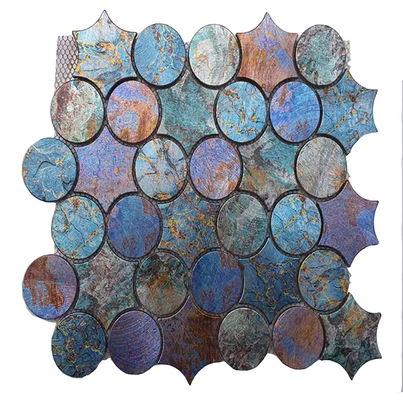 Metal Mosaic Wall Panel Interior Decoration Building Material New Design