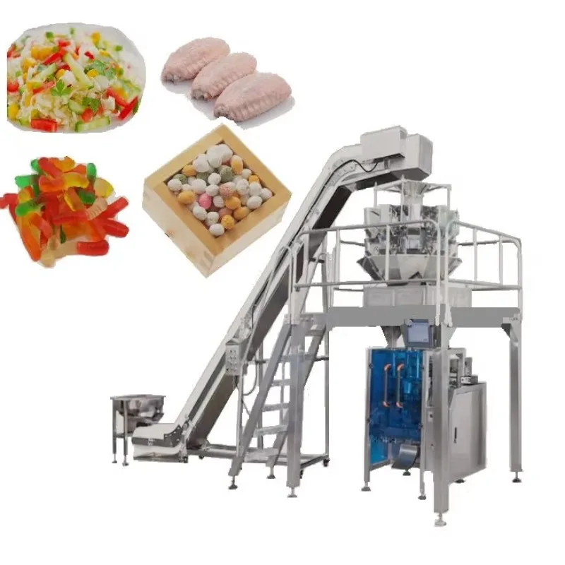 FL Automatic Multihead Weigher Weighing Machine for Nuts Snack Food High Speed Filling Sealing Packing Production Line