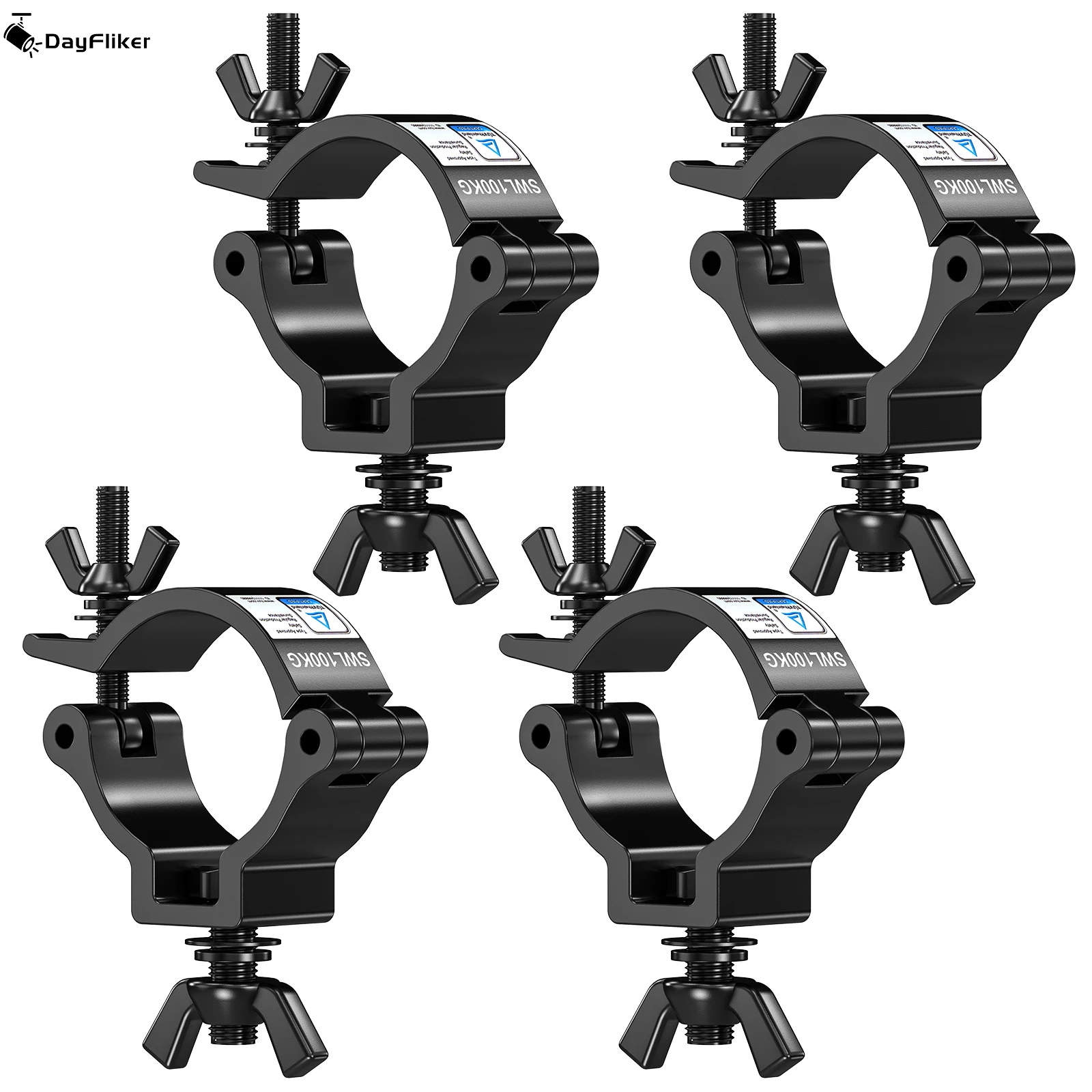 

Крючки Yiflamefly, 4 шт., подходят для гирлянд, рождественских огней, для внутреннего и наружного использования, зажимы для подвешивания светильников