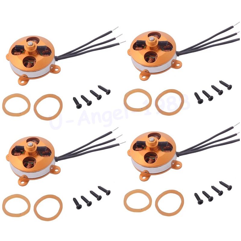 A2204 1600KV/1400KV/1450KV 2S 3S Outrunner Micro Motor sin escobillas para multicóptero RC al por mayor