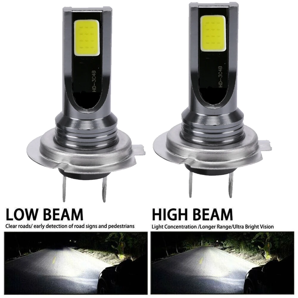 

Canbus LED Headlights Xenon Headlight 2pcs H7 LED Bulbs Beam Headlight Replace Hi/Low Kit Waterproof Hot Sale