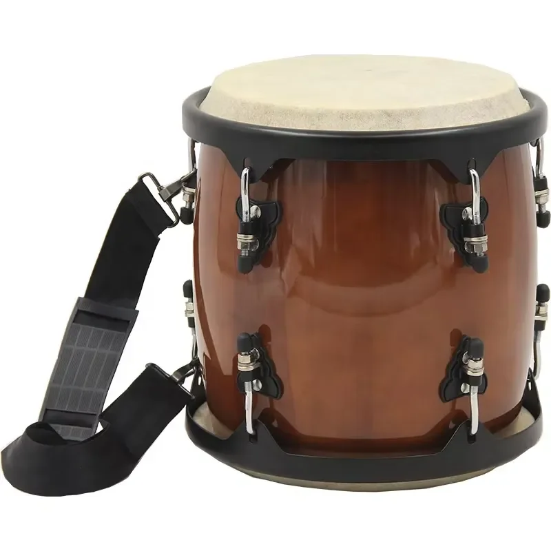 Professional Wooden Conga Drum Set for Adults and Kids Hand Percussion Instrument with Adjustable Heads for Salsa Latin Music