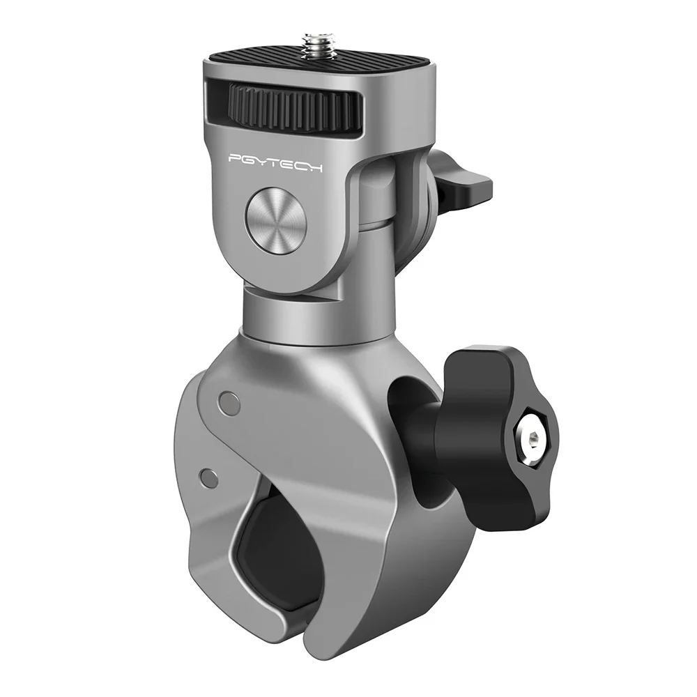 Pgytech Super Klem Mount 17Mm Tot 37Mm 1/4 "Schroefadapter Voor Fiets/Voertuig Serie Fietscamera Smartphones