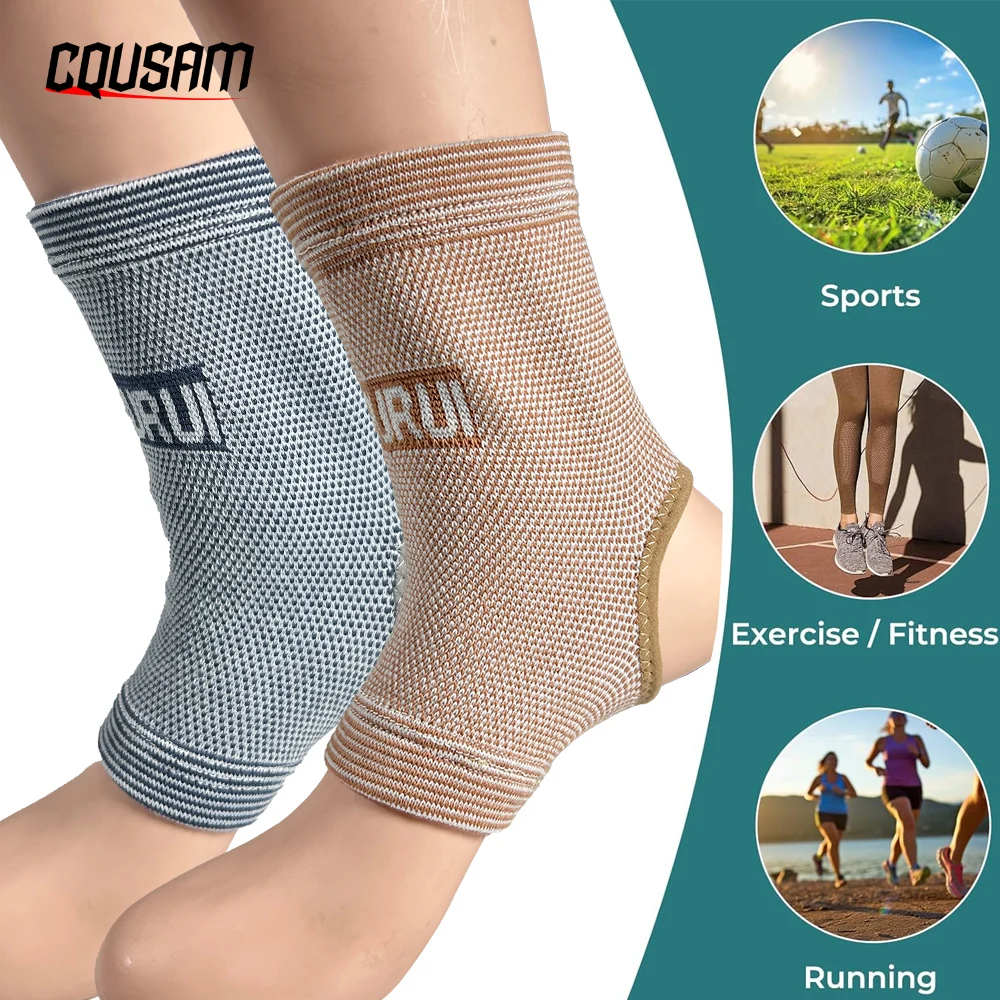 1Pair Ankle Brace Compression Sleeve,Breathable Ankle Support For Men Women,Foot Compression Sock for Swelling,Plantar Fasciitis