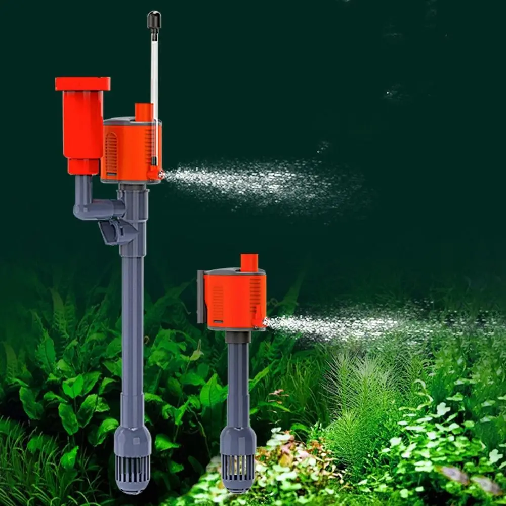 

Mute 3-in-1 Aquarium Filter Water Pump Circulating Oxygenation Submersible Water Pump Degreasing Film Waterproof