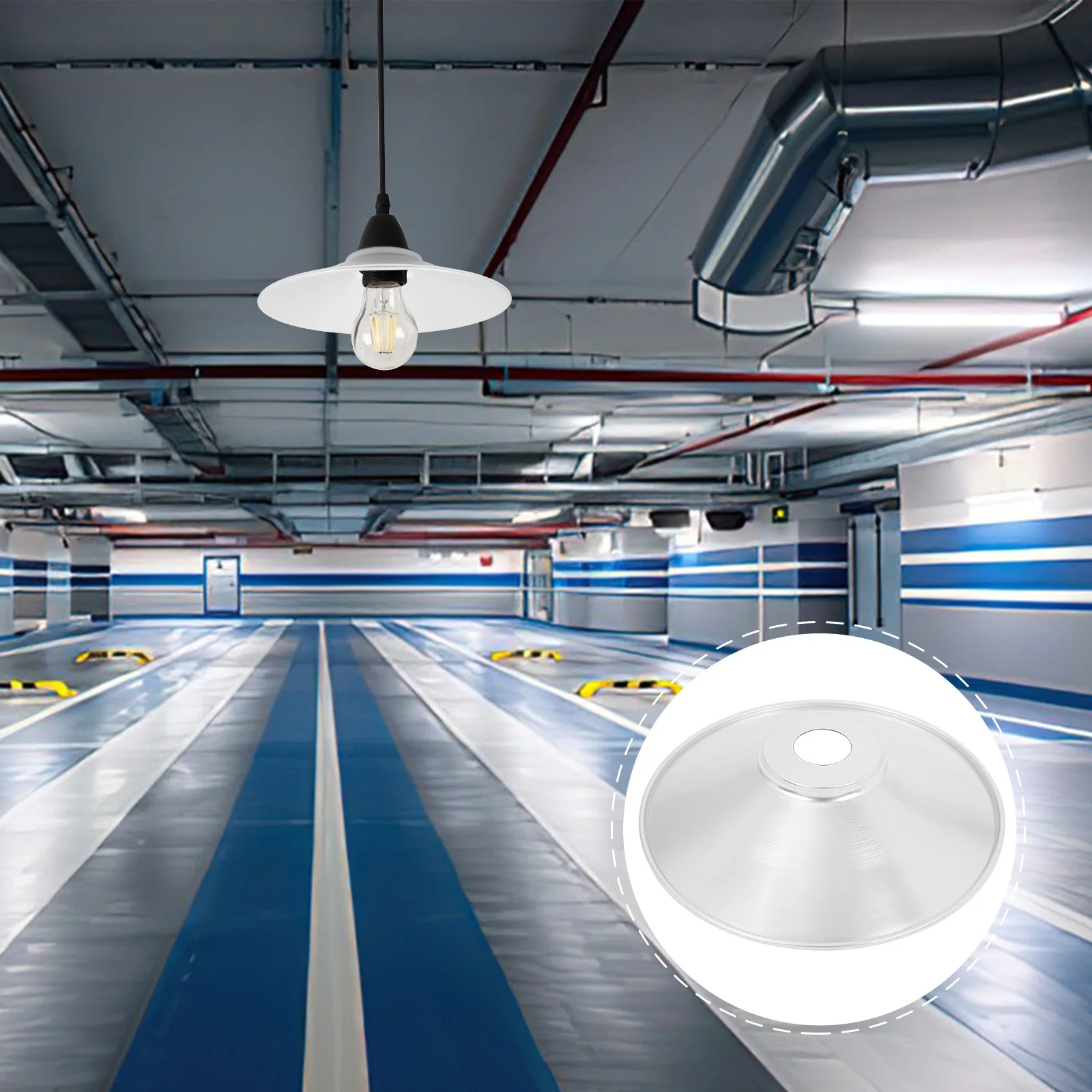 

Industrial Light Shade Aluminum Retro Lamp Cover For Outdoor Warehouse Dining Room Pendant Fixture