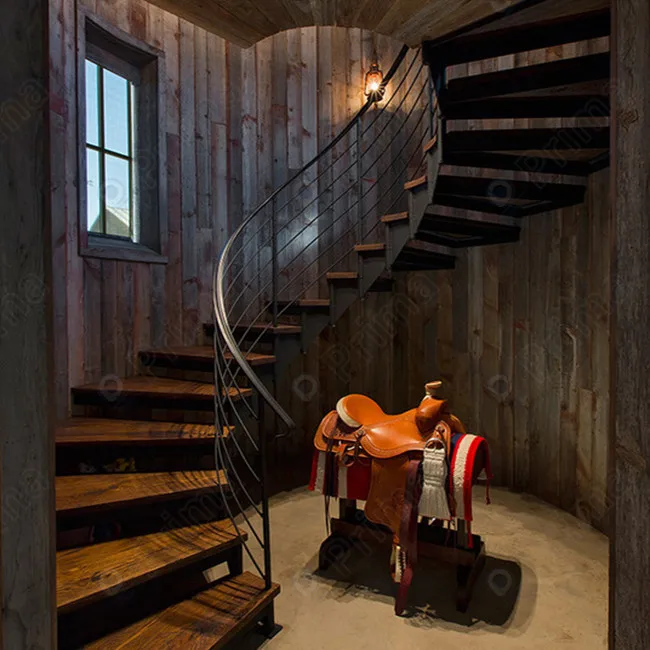 The elegant twisting staircase offers endless possibilities. The spiral staircase is suitable for every space