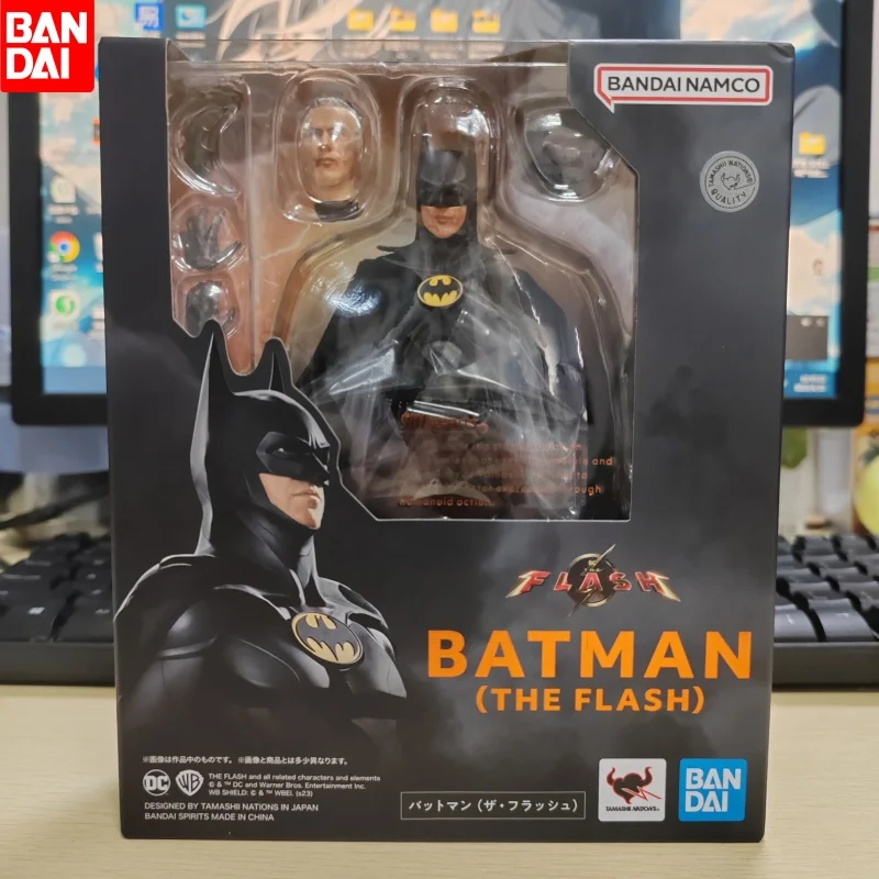 

Bandai Original (2023) S.H.Figuarts Batman Shf Michael Keaton Bruce Wayne In Stock Action Collection Figures Model Toy Gifts
