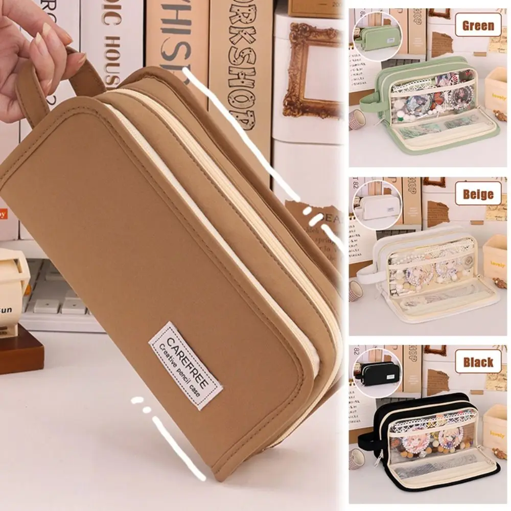 

High Quality Five-layer Pen Bag Portable Large Capacity Pencil Case Back To School Gift Pen Box Gift
