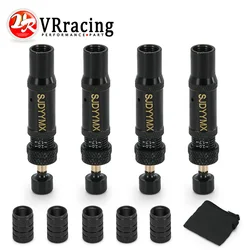 Auto-Stop Tire Deflator Valve Kit (10-30 PSI) 4 PCS Screw-on Tyre Air Down Tool Vehicles Motorcycle Offroad 4x4 Tire Tools Set