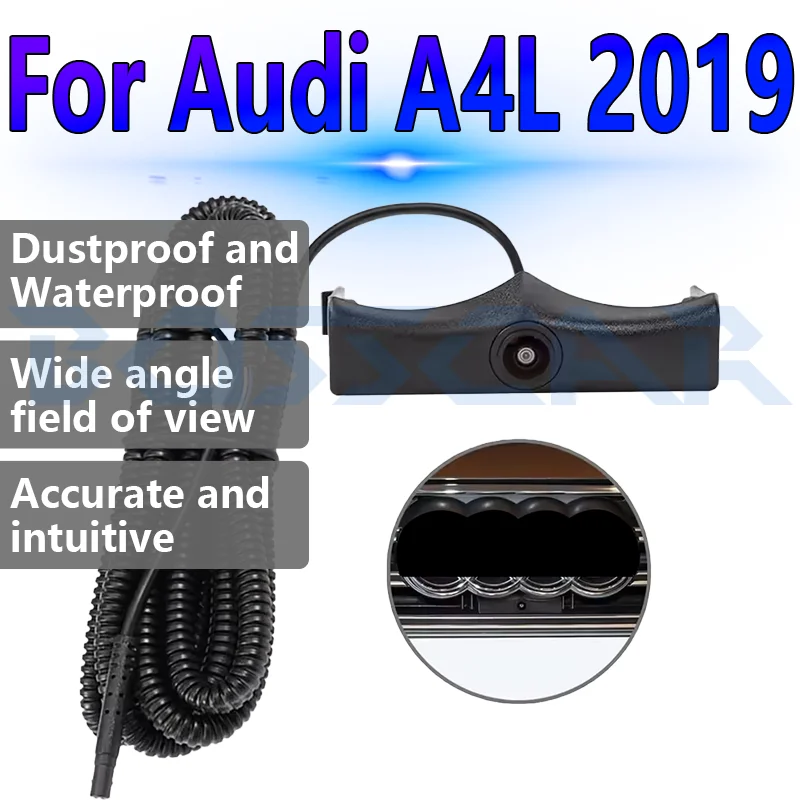 

Для Audi A4L 2019, высококачественная водонепроницаемая камера переднего вида IP68, 1750 ° Широкоугольный HD 1080p