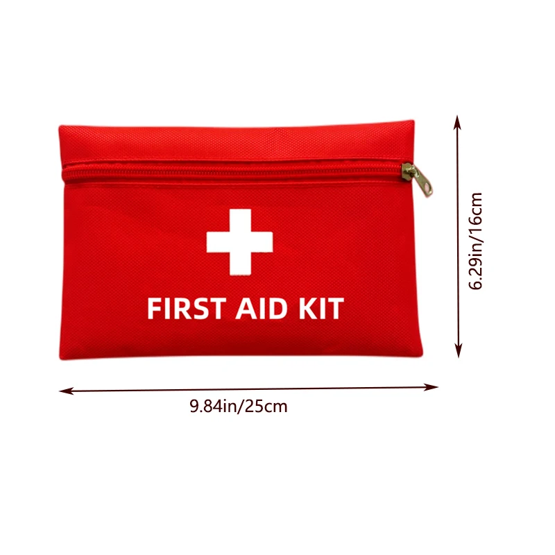 Mini botiquín de primeros auxilios, bolsa vacía, bolsa de primeros auxilios vacía, bolsa de suministros médicos de emergencia, para exteriores, hogar, coche, barco, viajes.