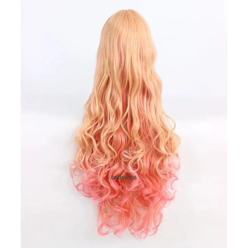

Macross F Sheryl Nome Cosplay Wig Long Wavy Light Blonde Pink Dream Ombre Heat Resistant Synthetic Hair Wig DF4355FDDG33E