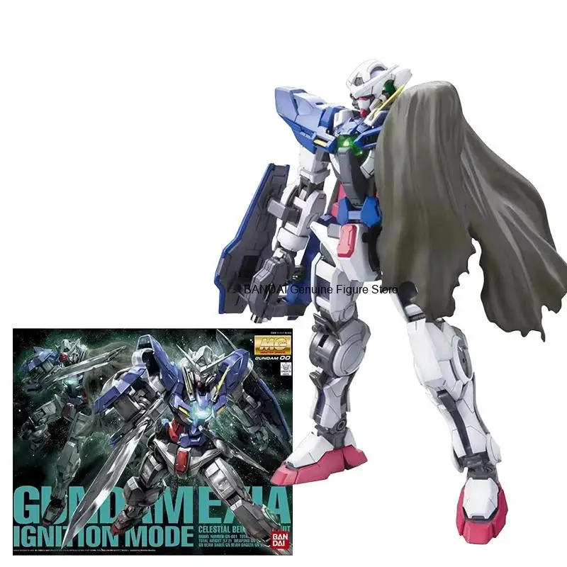 Bandai MG 1/100 GUNDAM EXIA Action Figure Mobile Suit Gundam 00 Anime Figure Toys for Boys EXIA Ignition Mode Collectibles