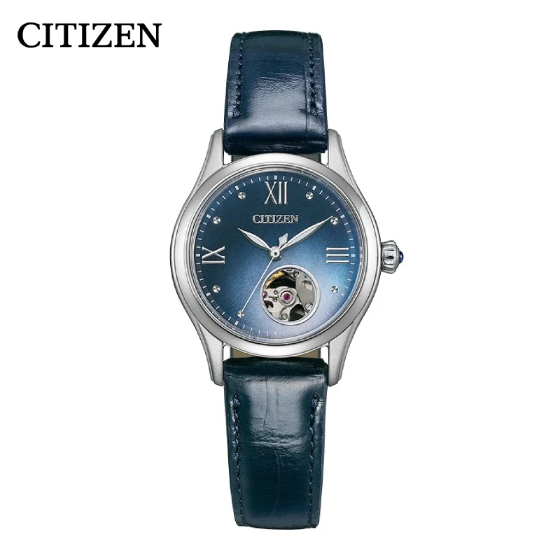 CITIZEN Women\'s mechanical watch Hollow dial Fashion temperament women\'s watchPR1044-87X