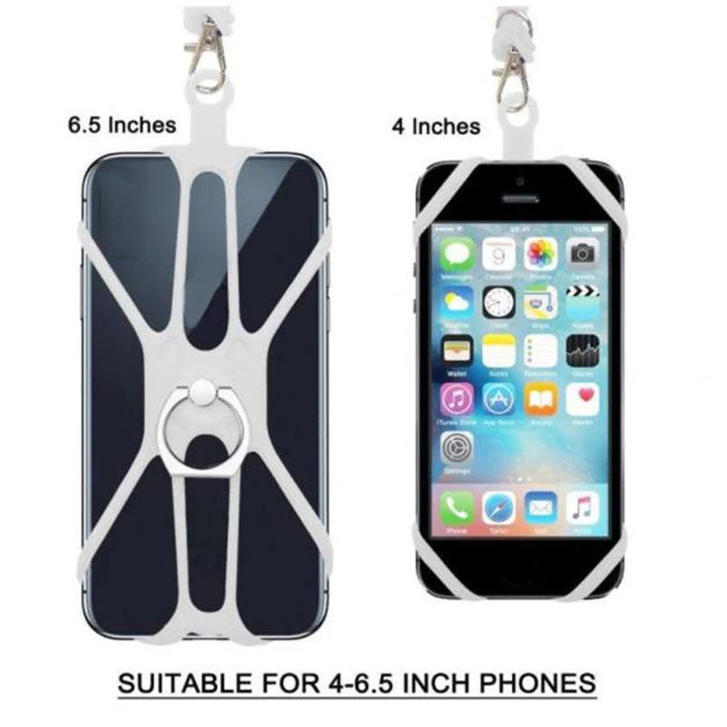Cell Phone Lanyards With Adjustable Neck Strap Universal Neck Phone Holder For IPhone, Galaxy And Most Smartphones,Black