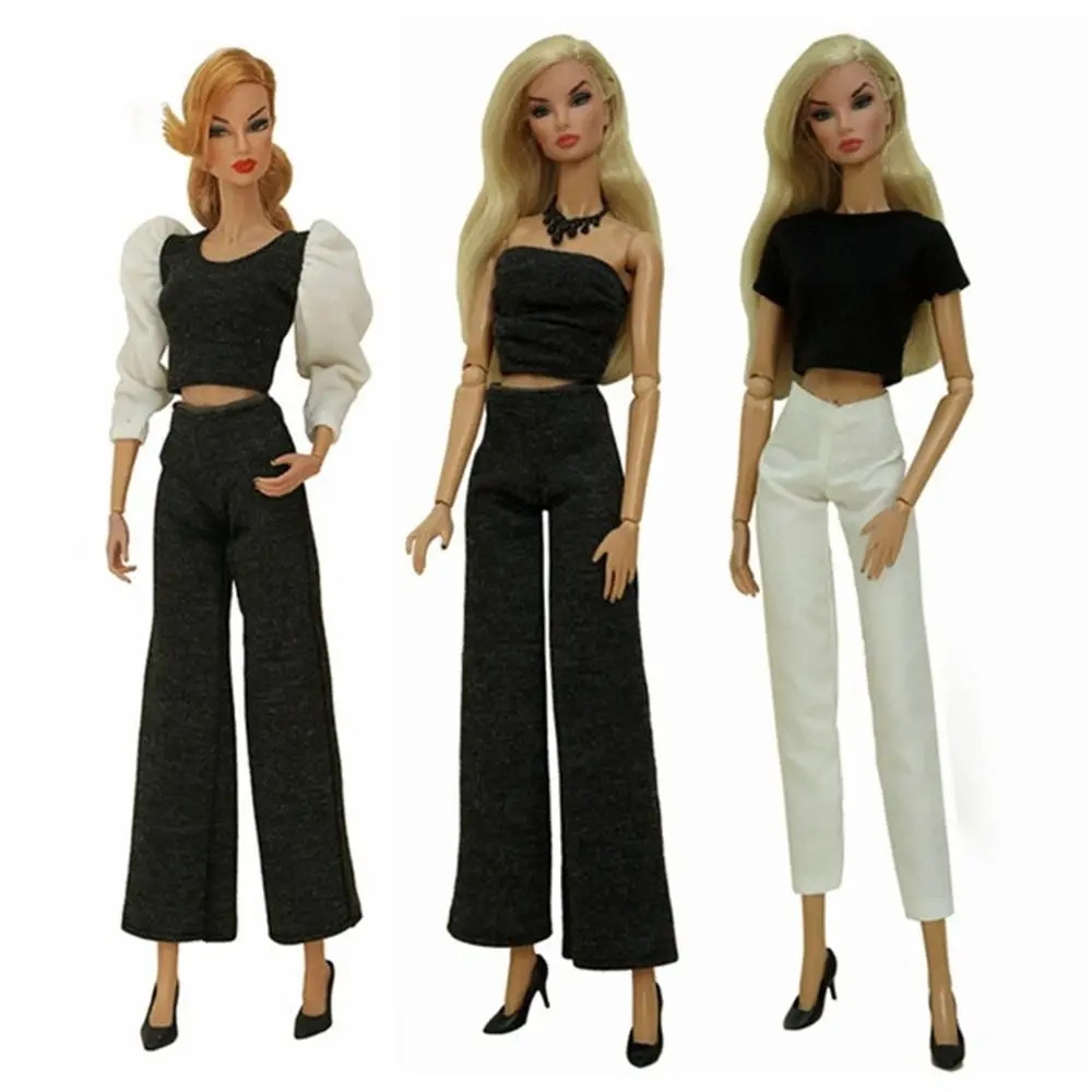 

Dolls Accessories Office Lady Doll Outfits Slim Cut Fashion Doll Clothes Pants 30cm Doll Trousers Handmade