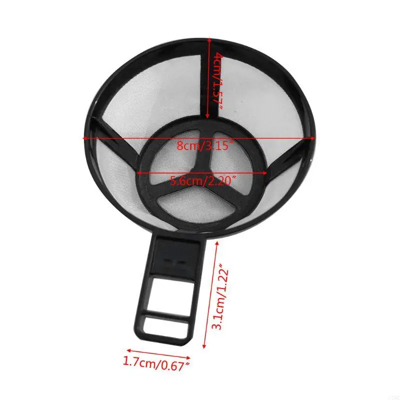 U75C Reutilable Cafetle Pot Filter Dripper Mesh Casket com alça Ferramentas Gadgets cozinha