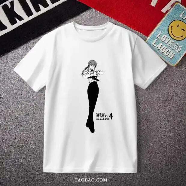 

Anime Chainsaw Man Denji Pochita Short Sleeve T-Shirt Summer Cosplay Costume Casual Student Loose Tops anime