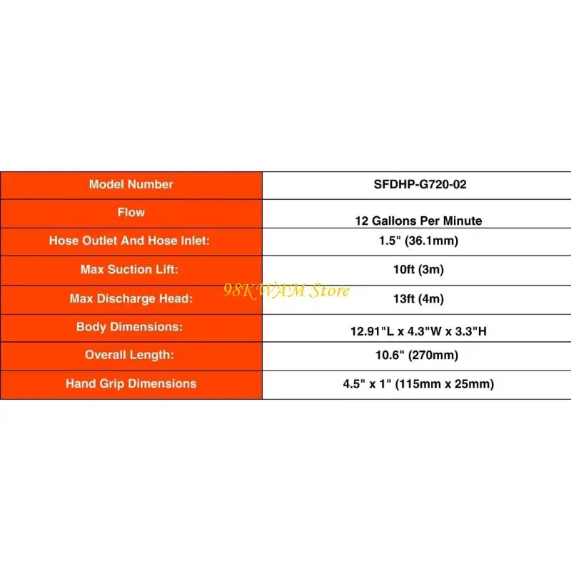 

68UF Self-Priming Diaphragm Hand Bilge Water Pumps Manual Bilge For Boats