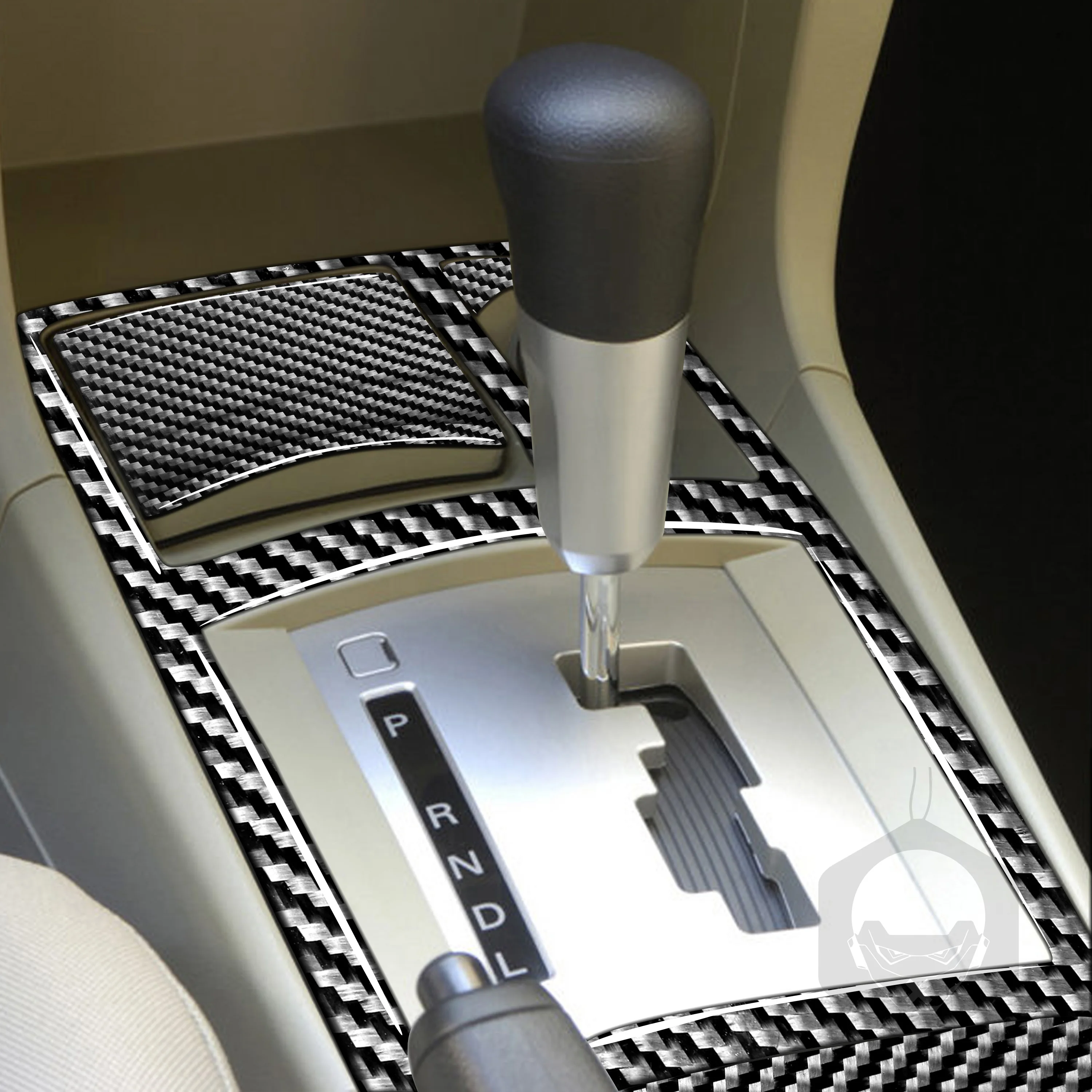 Para Mitsubishi Lancer GTS 2008-2015, Cubierta Decorativa para Palanca de Cambios de Transmisión Manual, Adhesivo, Calcomanía, Accesorios Interiores para Automóvil