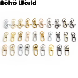 8MM 10MM Metal Snap Hook Swivel Eye Trigger Clip Clasp For DIY Bags Shoulder Strap Belt Buckle Webbing Leather Craft Accessories