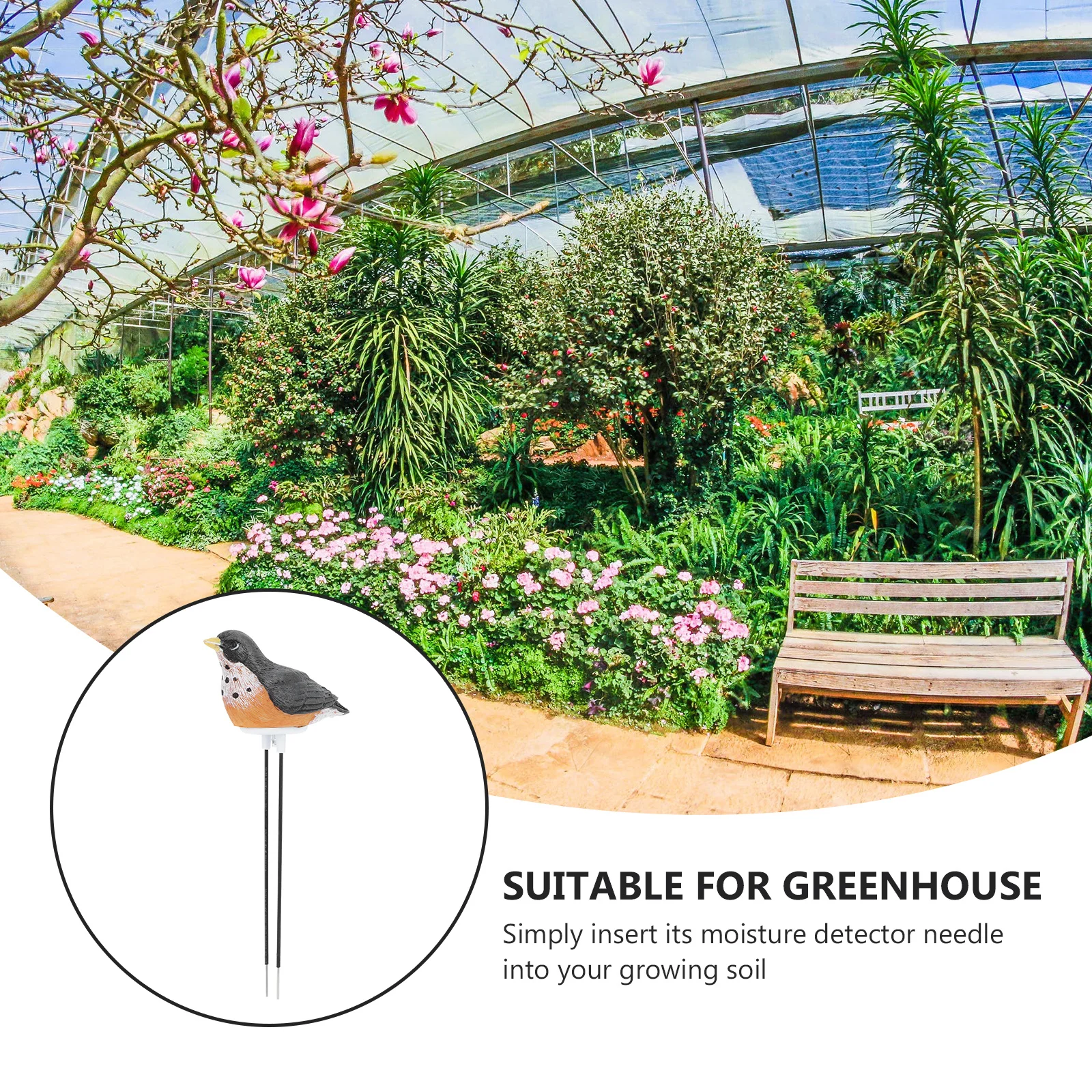 

Soil Moisture Meter Plant Watering Alerter Resin Hygrometer Testing Tool Humidity Sensor Soil Tester Indoor Plants Garden