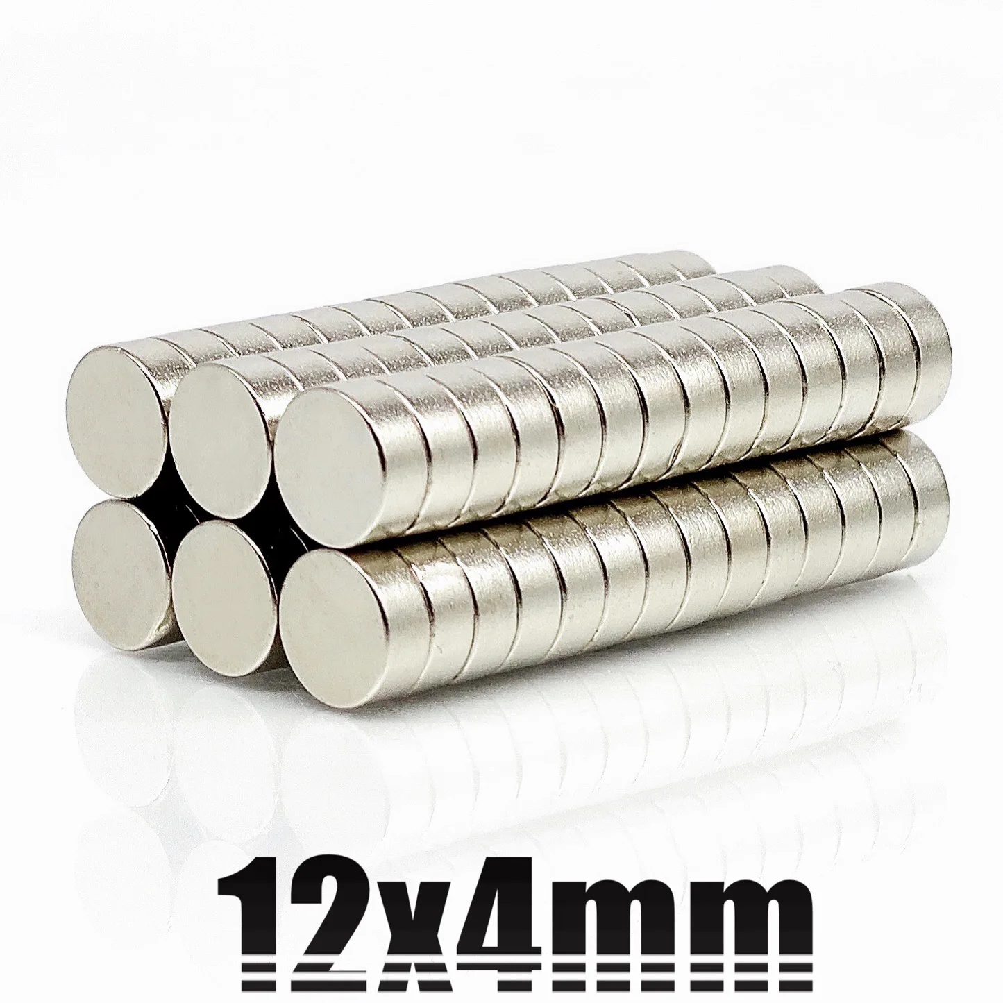 5-500Pcs 12x4 Neodym Magnet 12mm x 4mm N35 NdFeB Runde Super, Starken permanent Magnetische imanes Disc 12x4