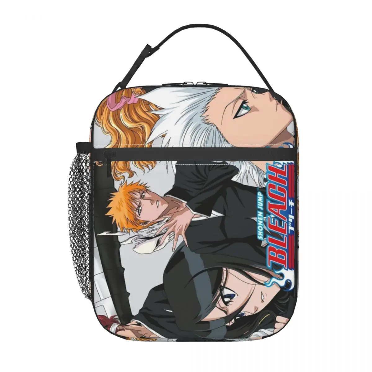 

Custom Bleach Anime Thermal Insulated Lunch Bags Women Portable Lunch Box for Work School Travel Multifunction Food Tote Bags