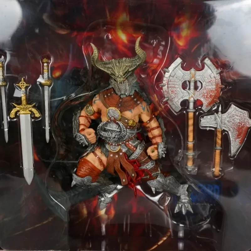 Game Diablo 3 Anime Figure Barbarian Four Horsemen Tabletop Model Dolls Figurine Classic Action Figures Decor Adult Kid Toys