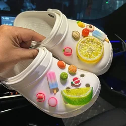 Shoe Charms DIY 1 Set Cute Fruit Decoration Buckle Hole Shoe Charm Accessories Kids Party Boy Girls Gift