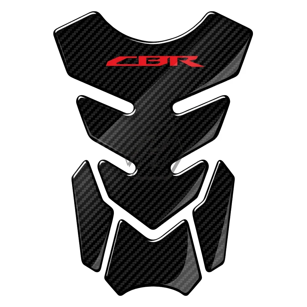 Pelindung Bantalan Tangki Sepeda Motor Tampilan Karbon 3D untuk Honda CBR600RR CBR900RR CBR959RR CBR Tankpad R