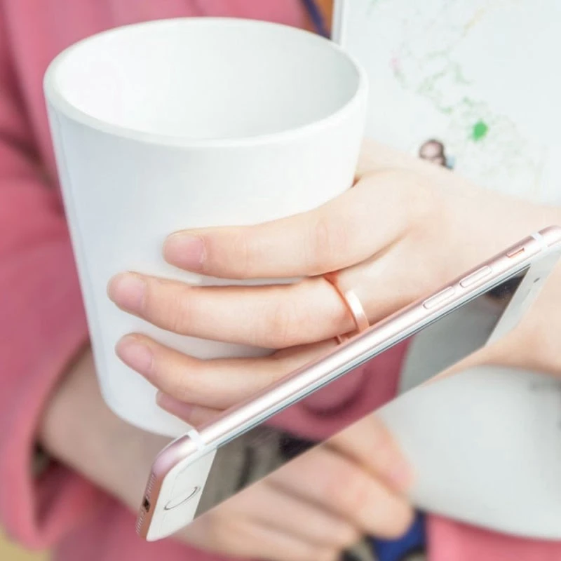 Универсальный держатель-подставка на палец с металлической ручкой в виде капли воды, вращающийся держатель, ленивый кронштейн для IPhone 13, 12, Samsung, Xiaomi, Huawei, 360